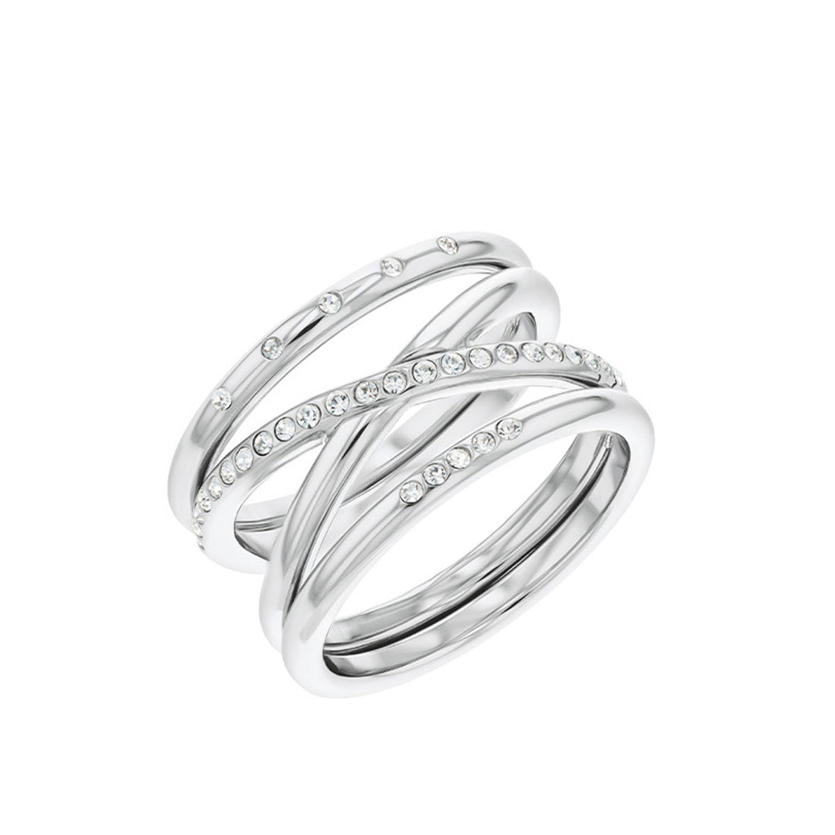 Calvin Klein Ring CJ35000203 Dames Zilverkleurig