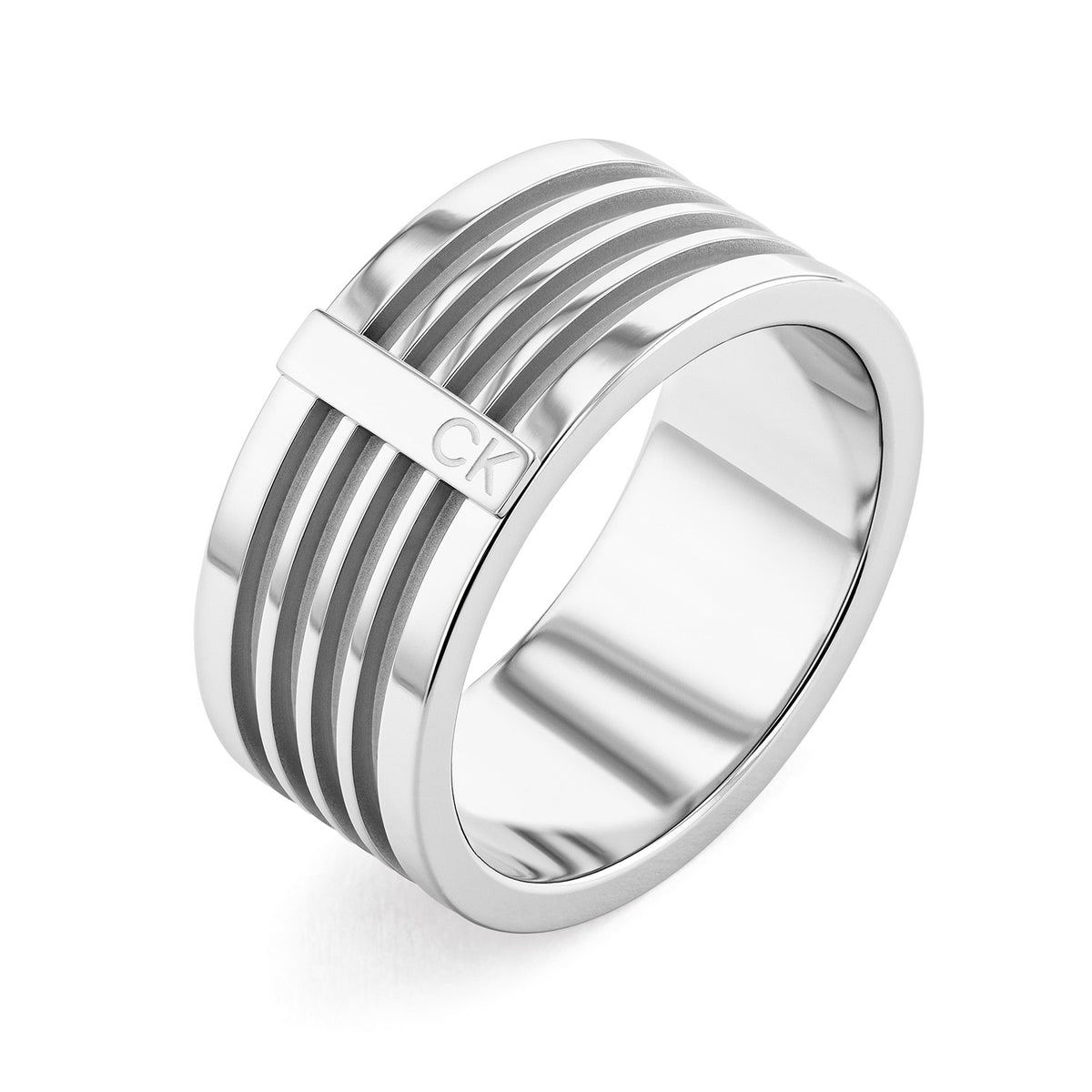 Calvin Klein Ring CJ35000317 Heren Zilverkleurig