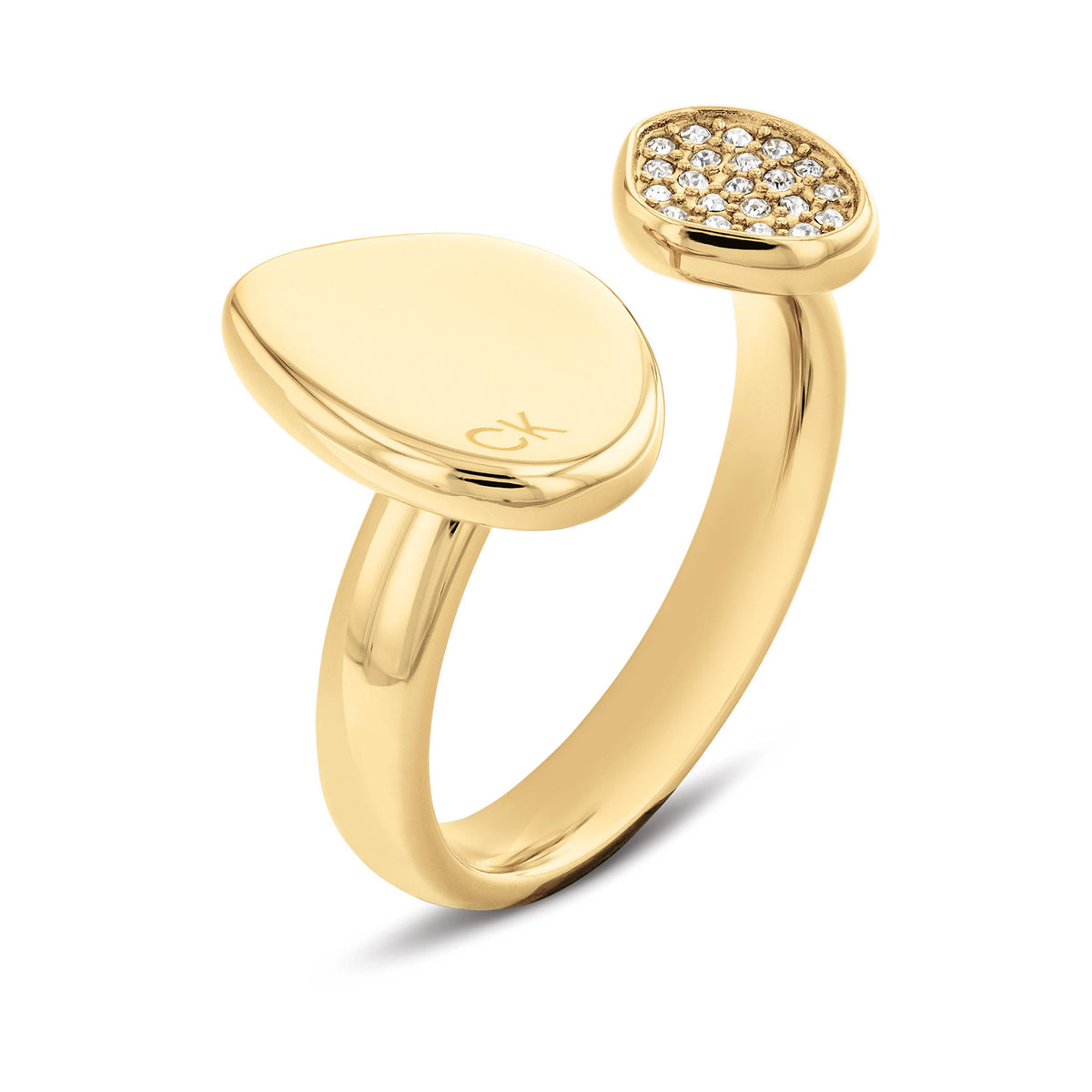 Calvin Klein Ring CJ35000320 Dames Goudkleurig