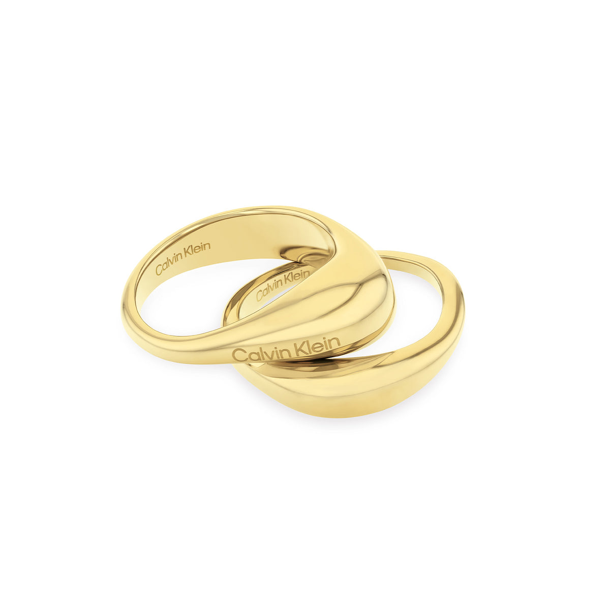 Calvin Klein Ring CJ35000448 Dames Goudkleurig