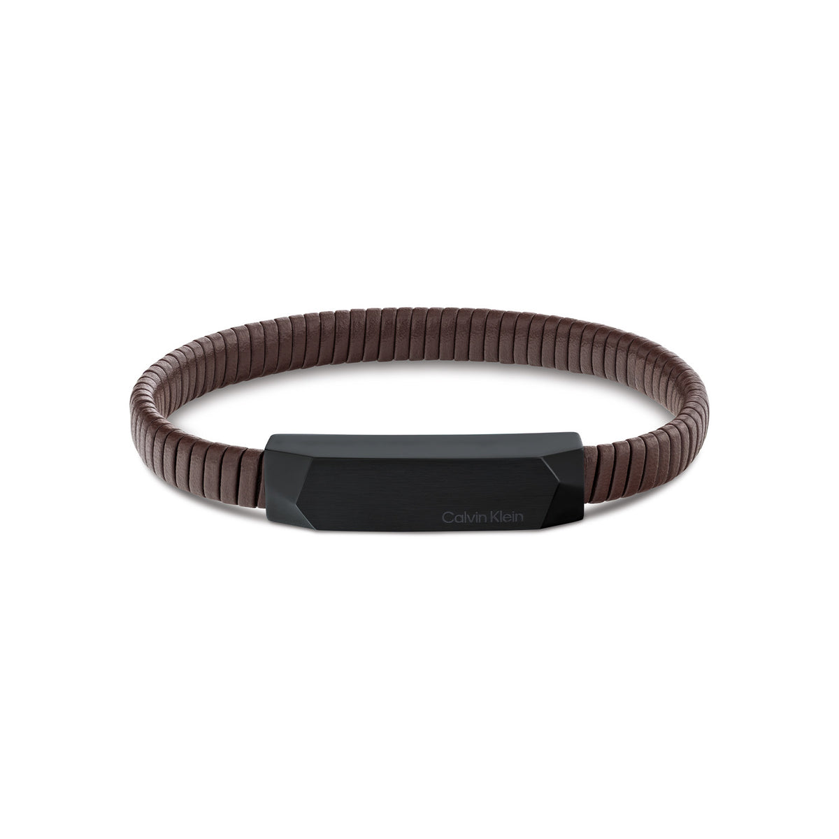 Calvin Klein Armband CJ35100014 Heren Bruin 19,5 cm