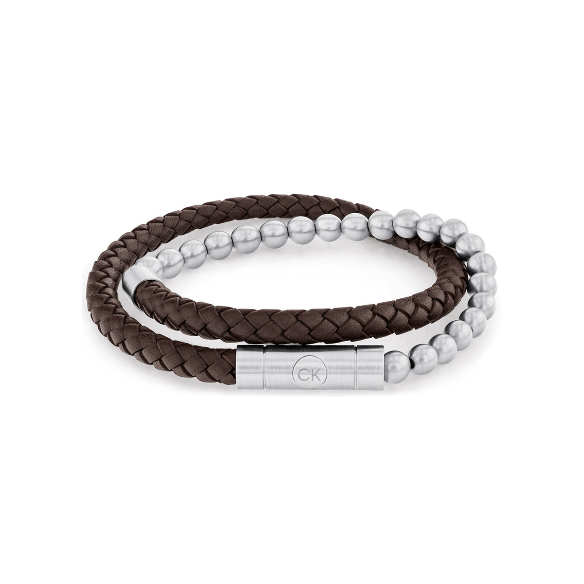 Calvin Klein Armband CJ35100022 Heren Bruin 39 cm