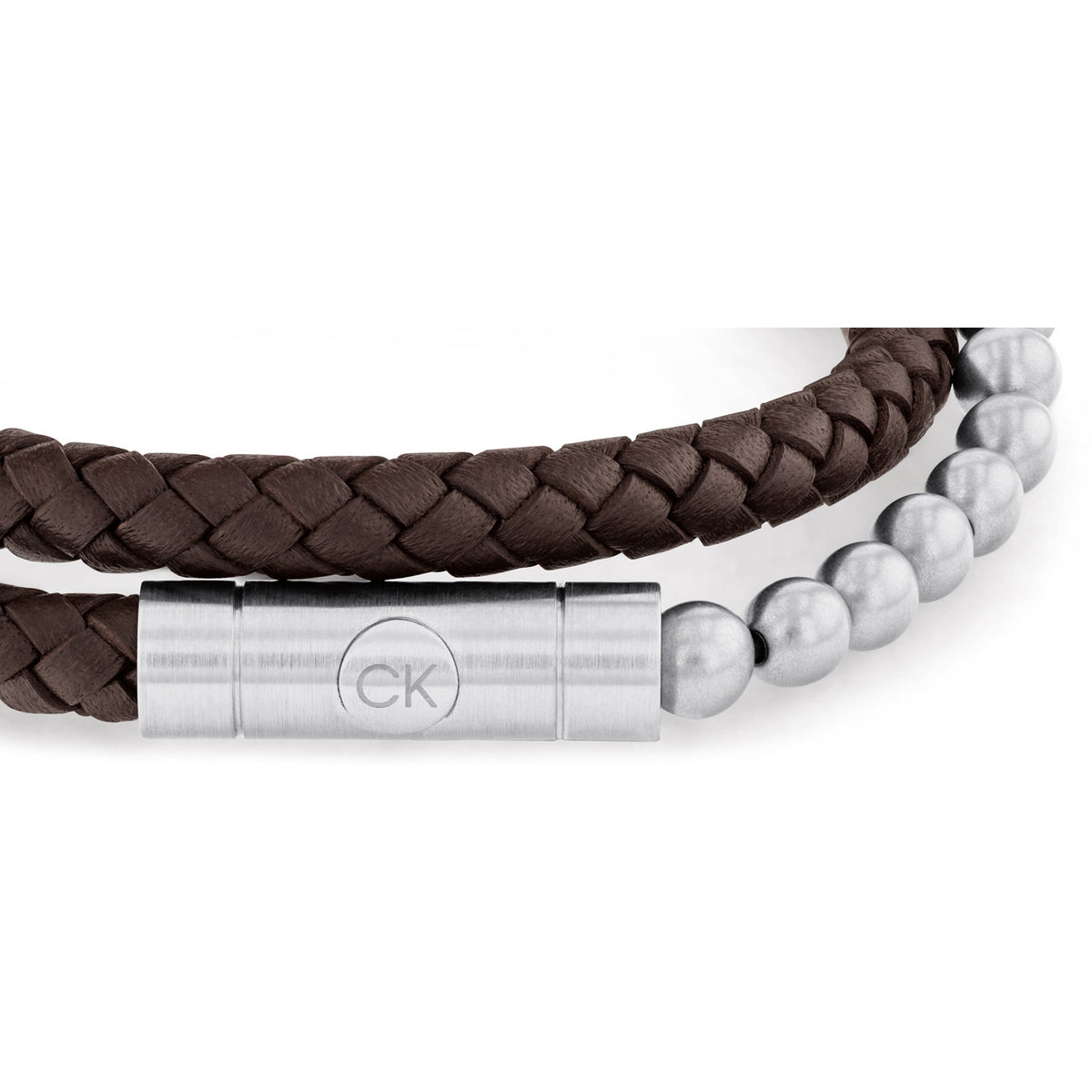 Calvin Klein Armband CJ35100022 Heren Bruin 39 cm