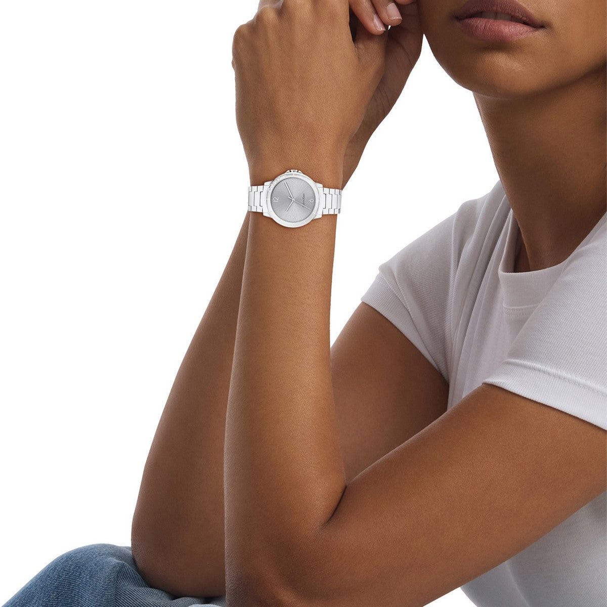 Calvin Klein Dameshorloge CK25100022 Zilverkleurig 36 mm