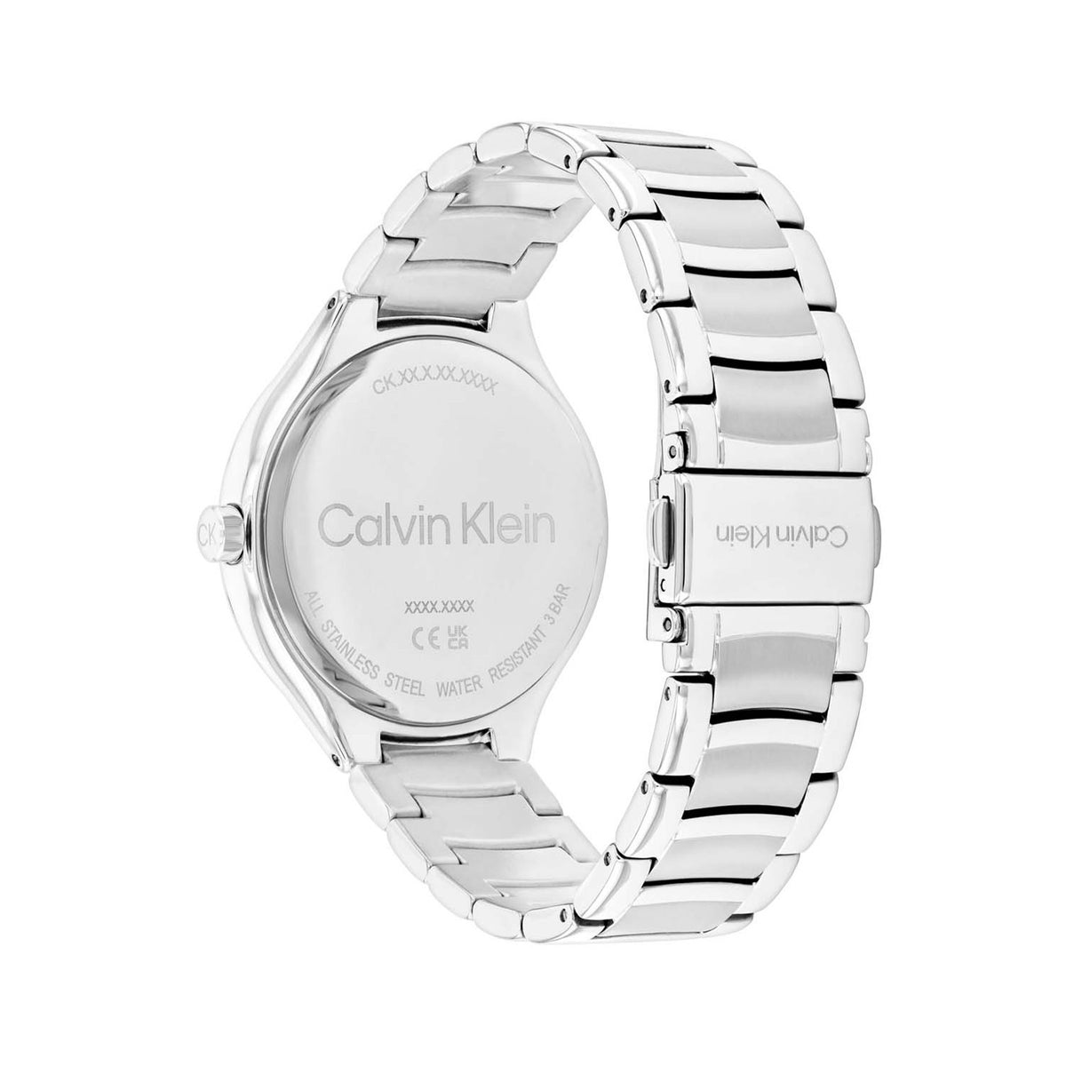 Calvin Klein Dames Horloge CK25100047 38 mm Zilverkleurig