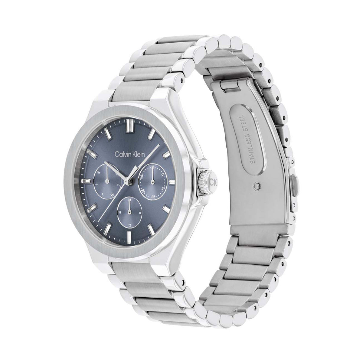 Calvin Klein Dames Horloge CK25100051 38 mm Zilverkleurig