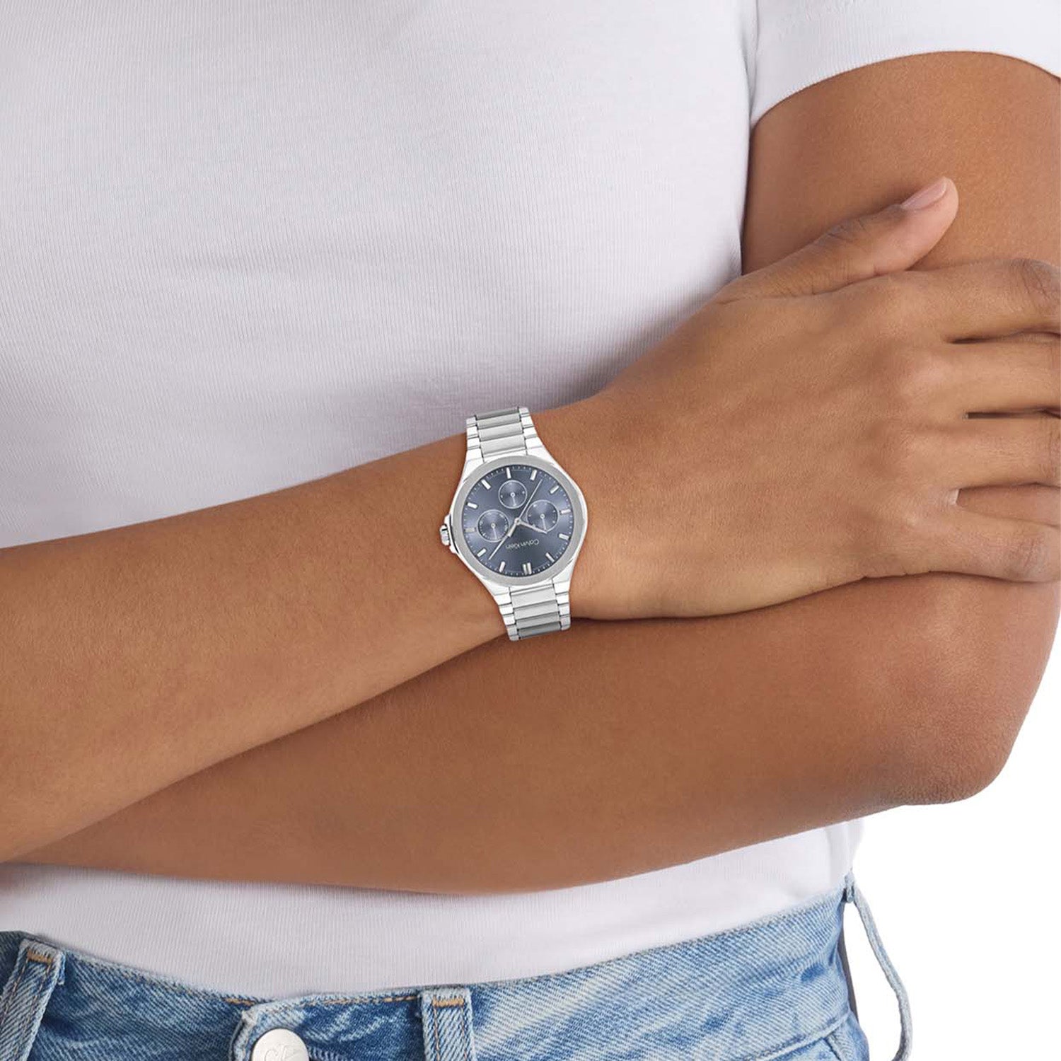 Calvin Klein Dameshorloge CK25100051 Zilverkleurig 38 mm