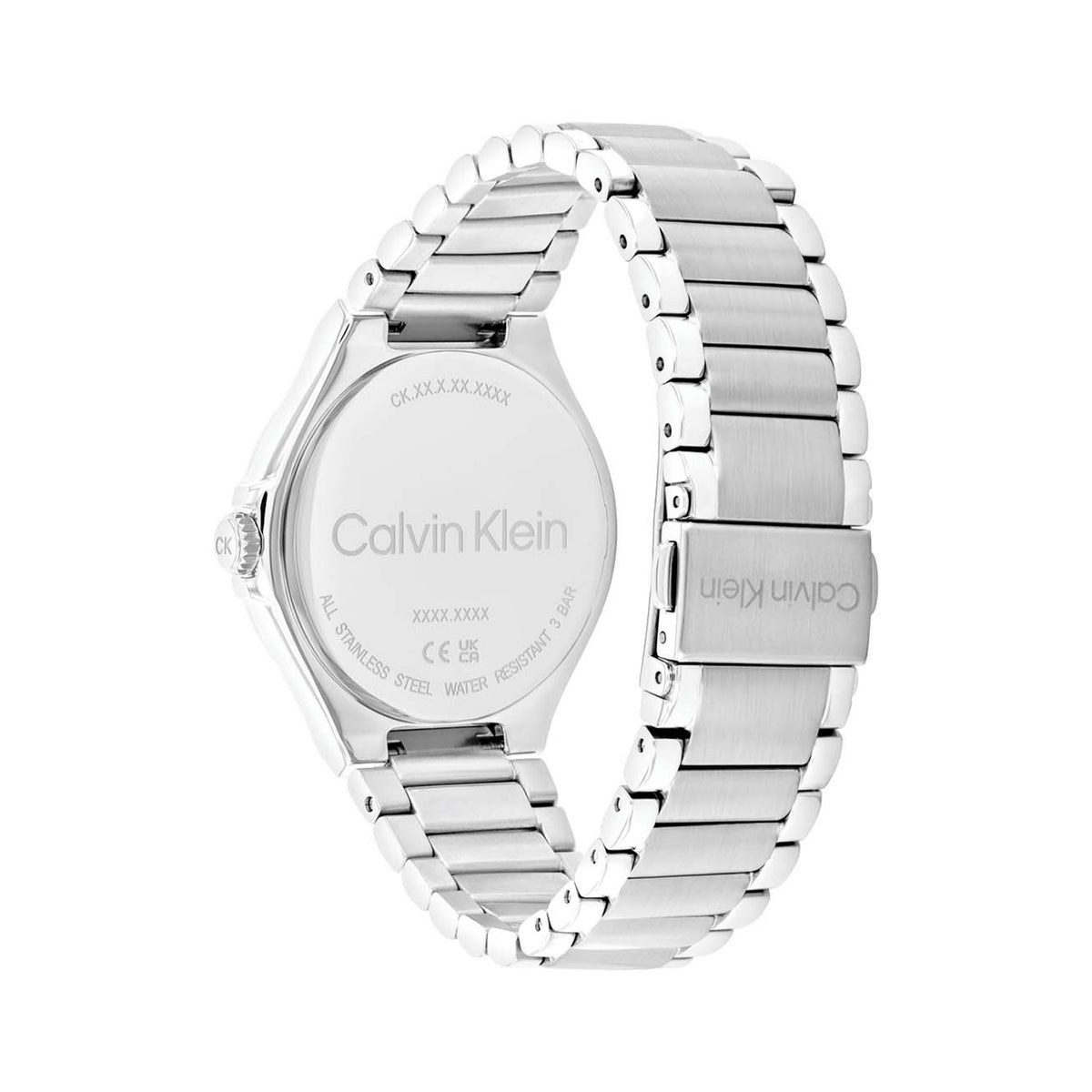 Calvin Klein Dames Horloge CK25100051 38 mm Zilverkleurig