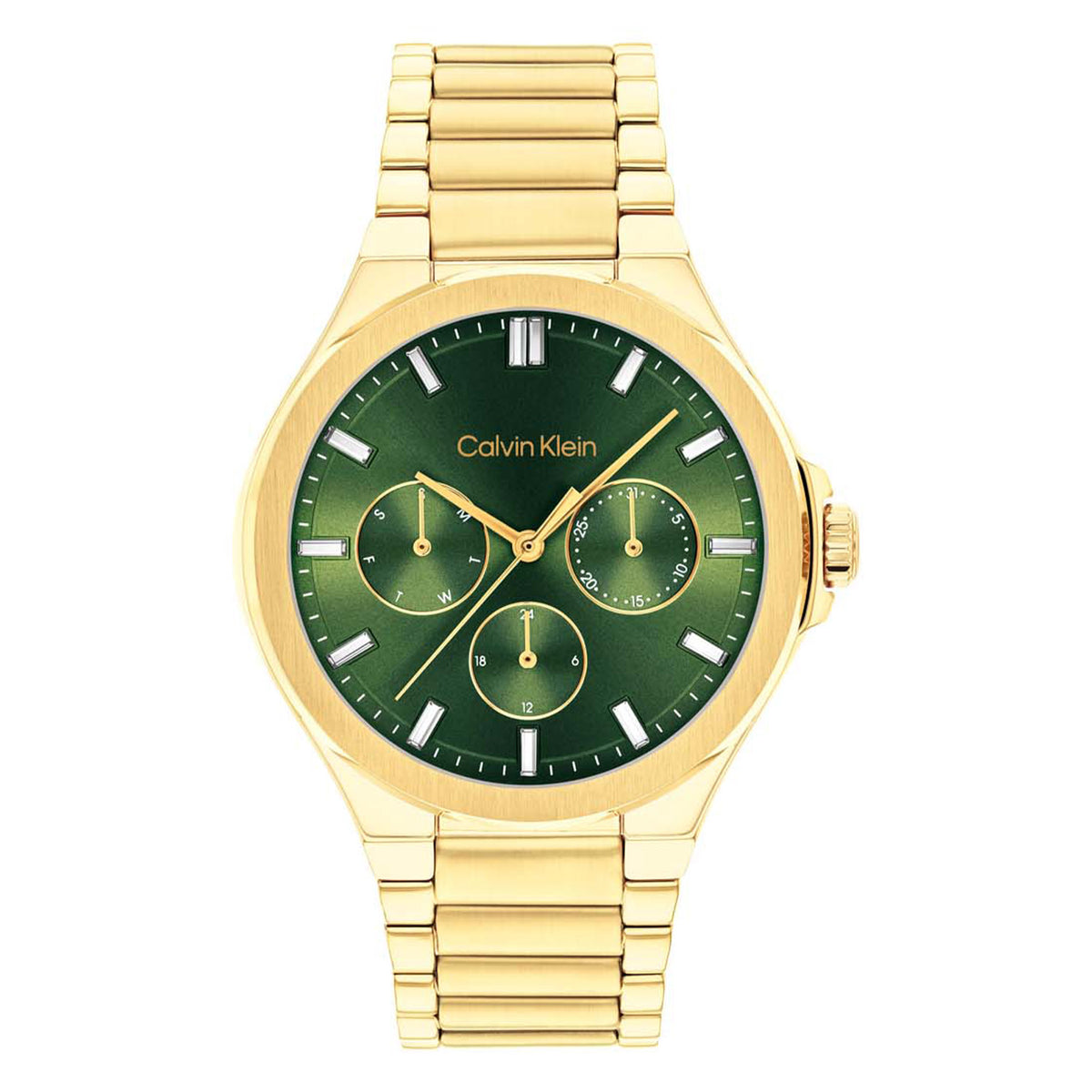 Calvin Klein Dames Horloge CK25100053 38 mm Goudkleurig