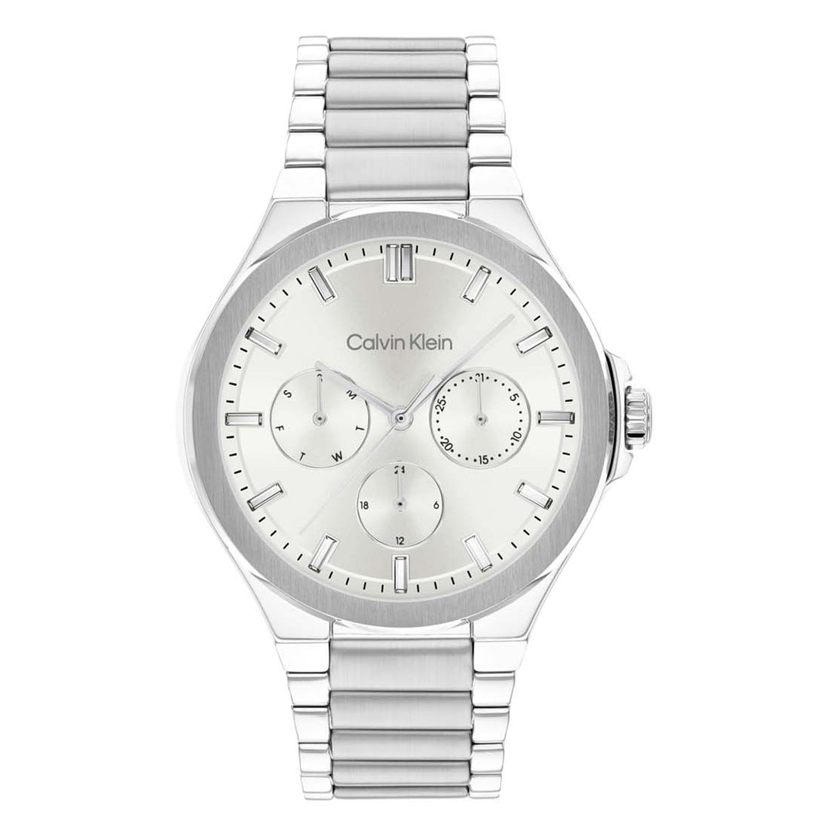 Calvin Klein Dames Horloge CK25100054 38 mm Zilverkleurig