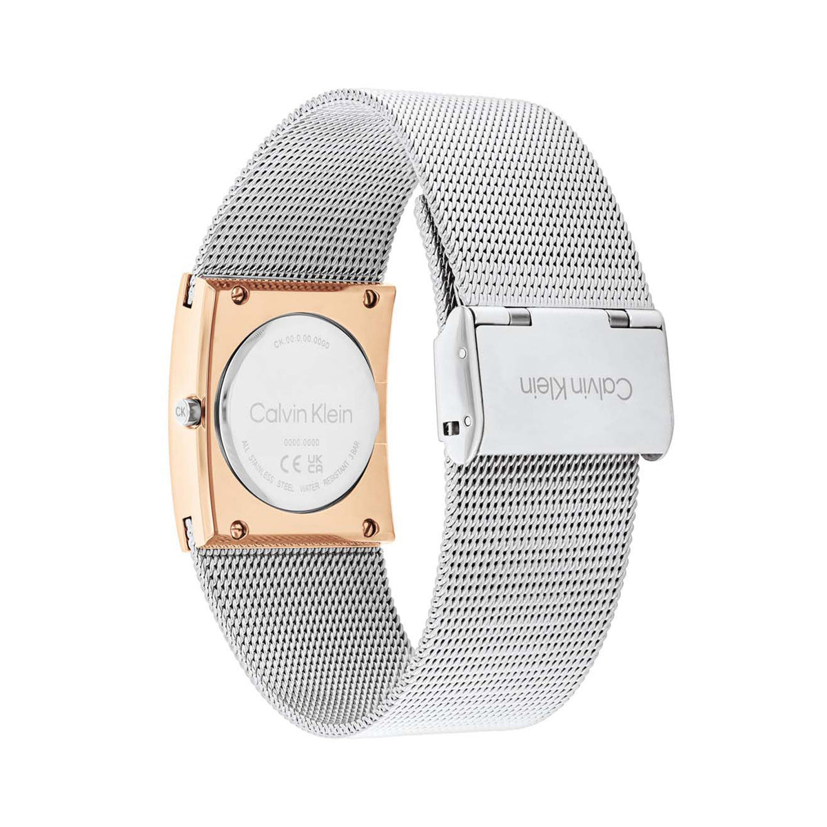 Calvin Klein Dames Horloge CK25100063 24 mm Rosékleurig