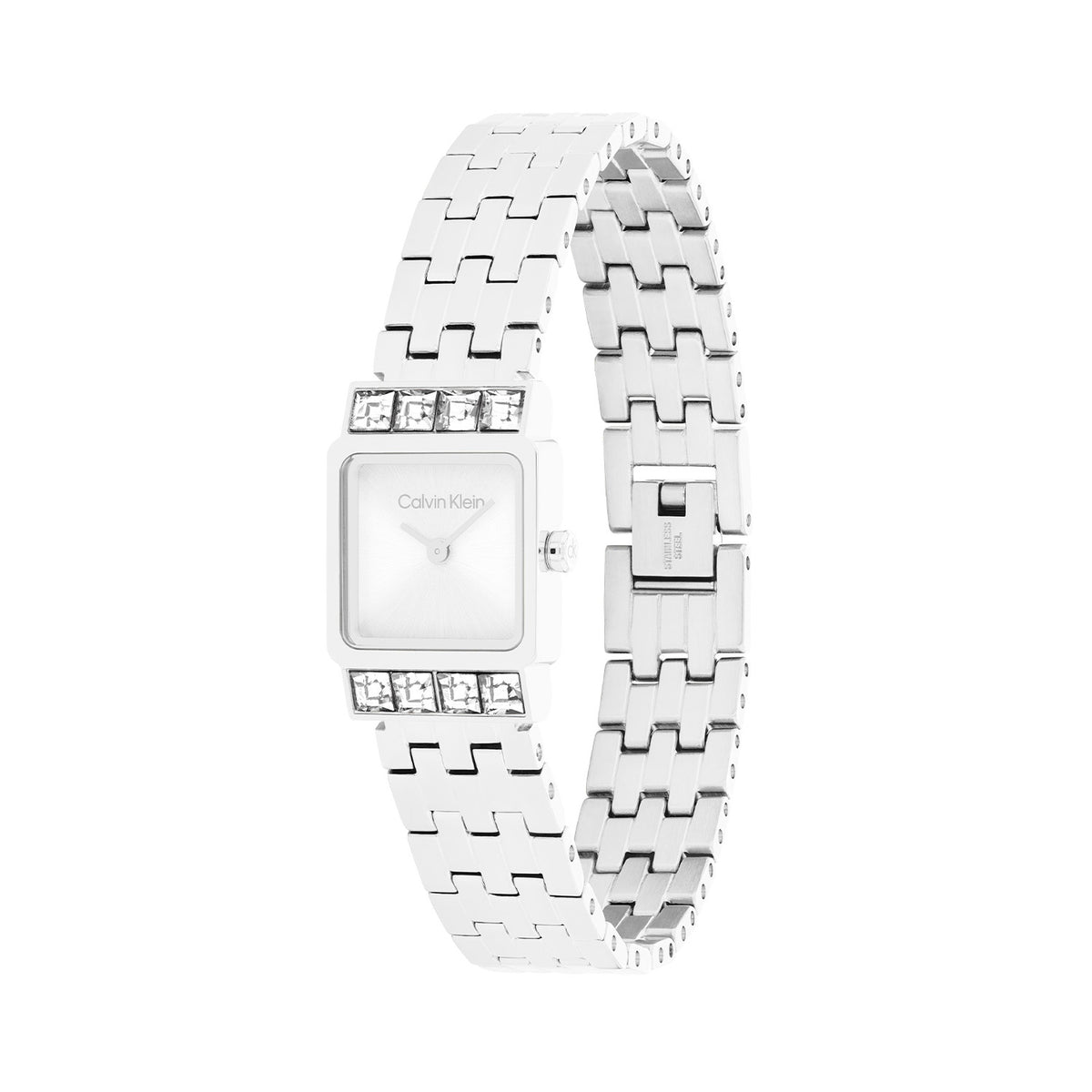 Calvin Klein Dames Horloge CK25100161 16 mm Zilverkleurig