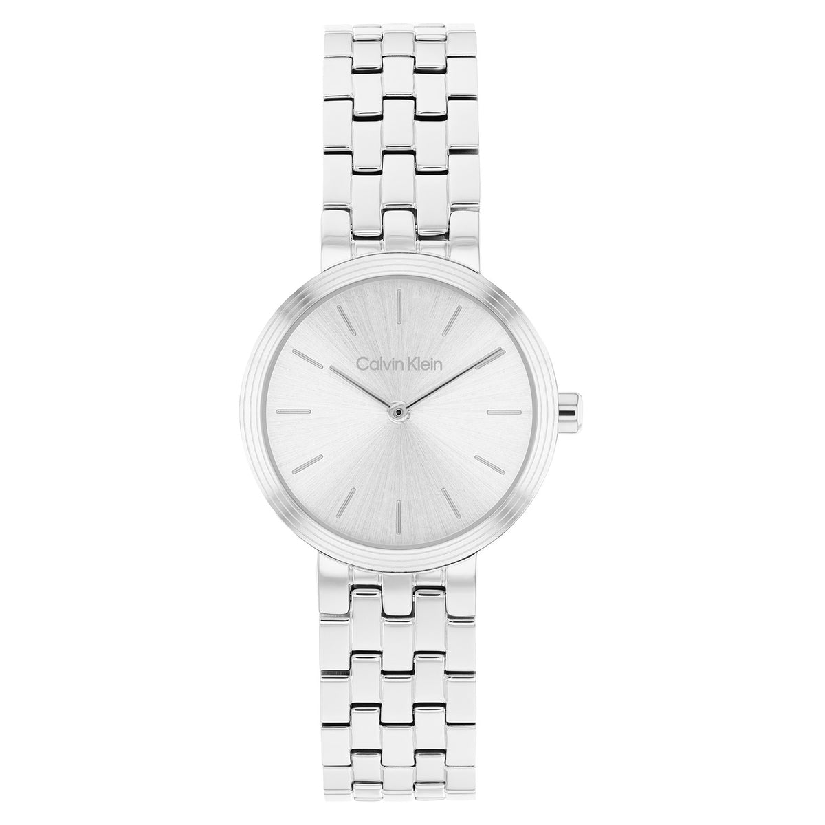 Calvin Klein Dames Horloge CK25100186 26 mm Zilverkleurig