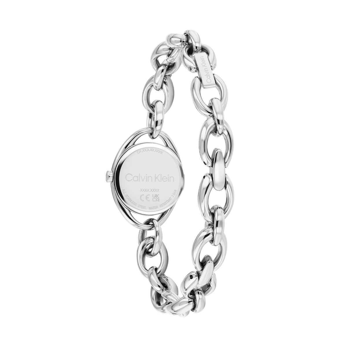 Calvin Klein Dames Horloge CK25100210 21 mm Zilverkleurig