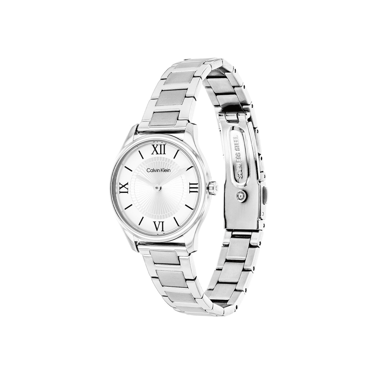 Calvin Klein Dames Horloge CK25100213 28 mm Zilverkleurig