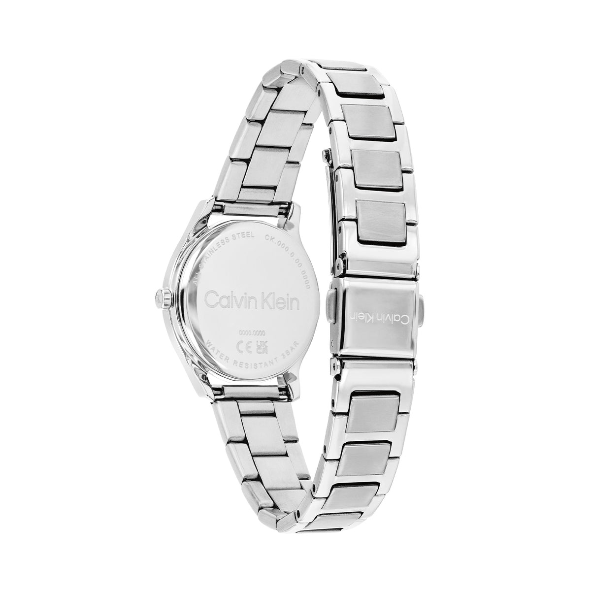 Calvin Klein Dames Horloge CK25100213 28 mm Zilverkleurig
