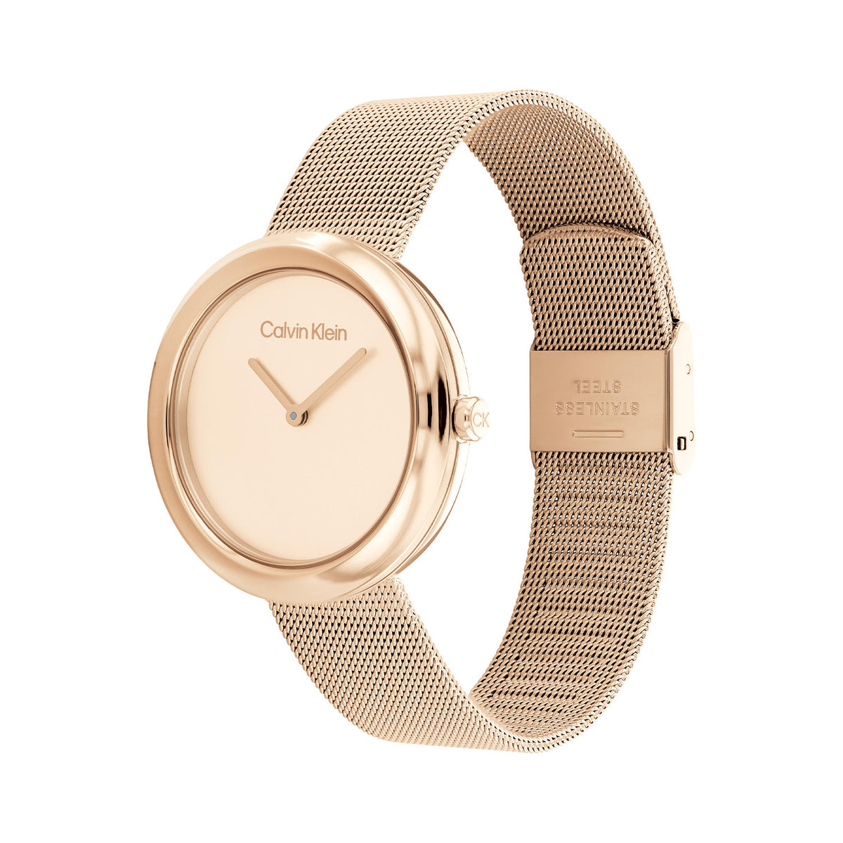 Calvin Klein Dames Horloge CK25200013 34 mm Staal / Zacht rosékleurig