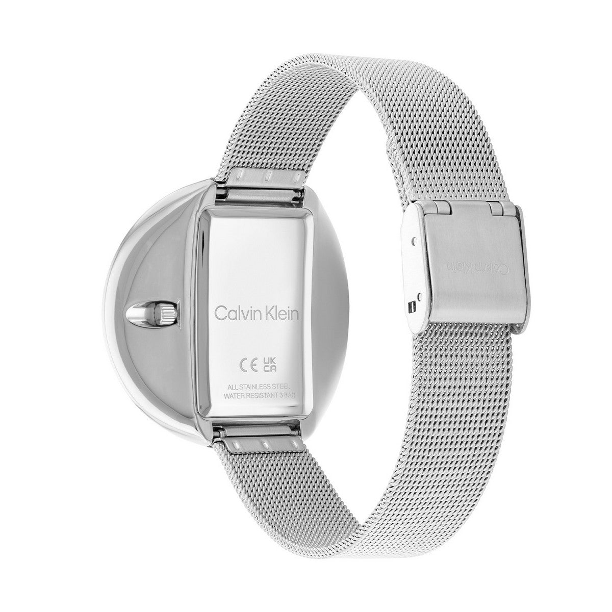 Calvin Klein Circular Mesh Dameshorloge CK25200016 Zilverkleurig 40 mm