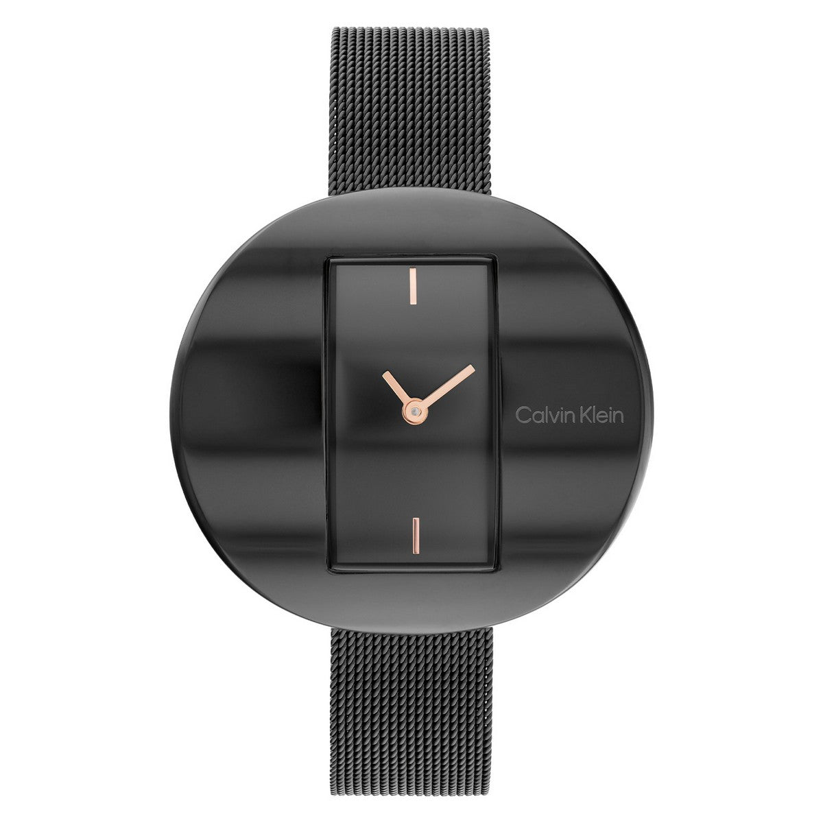 Calvin Klein Circular Mesh Dameshorloge CK25200018 Zwart 40 mm