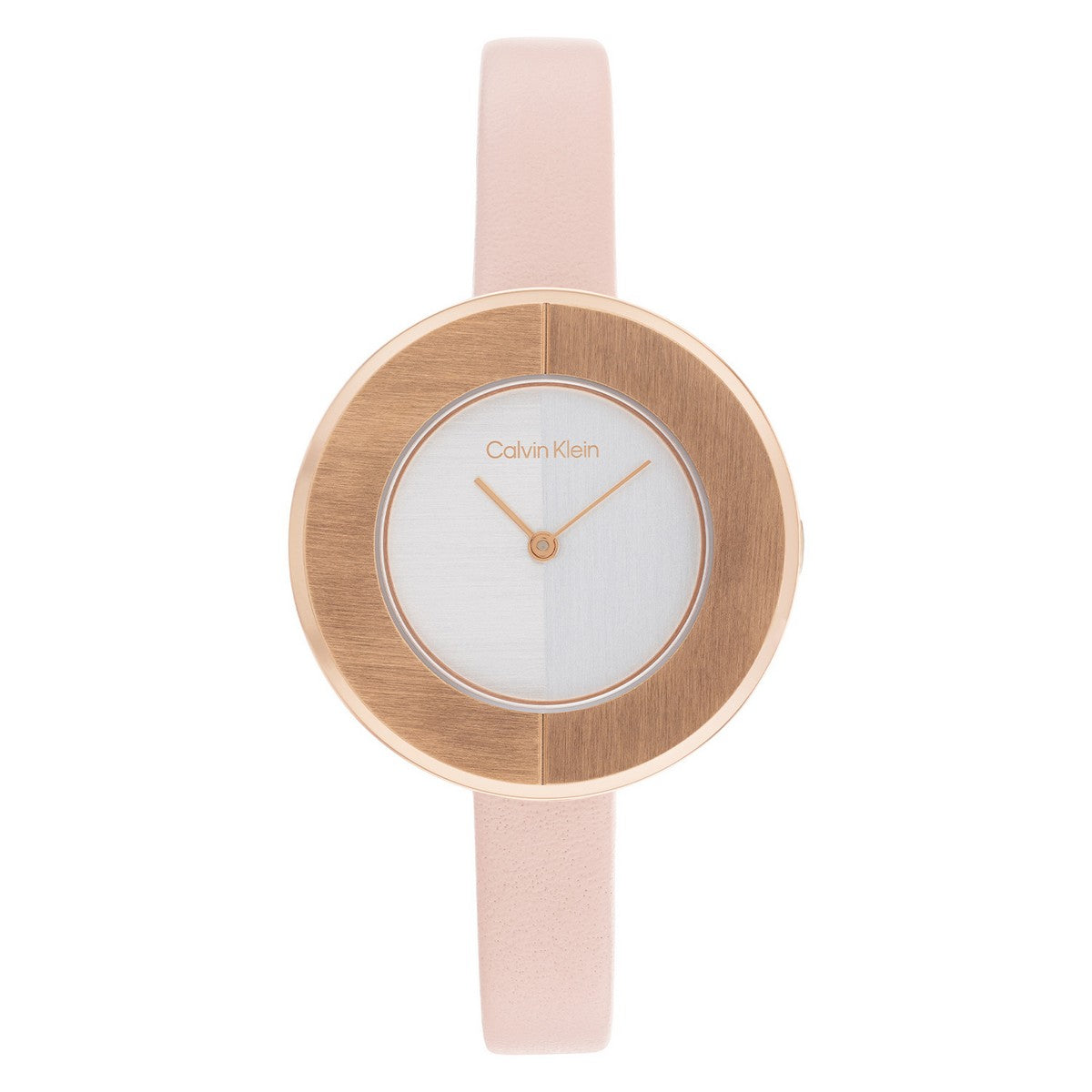 Calvin Klein Confidence Bangle Dameshorloge CK25200025 Rosékleurig 32 mm