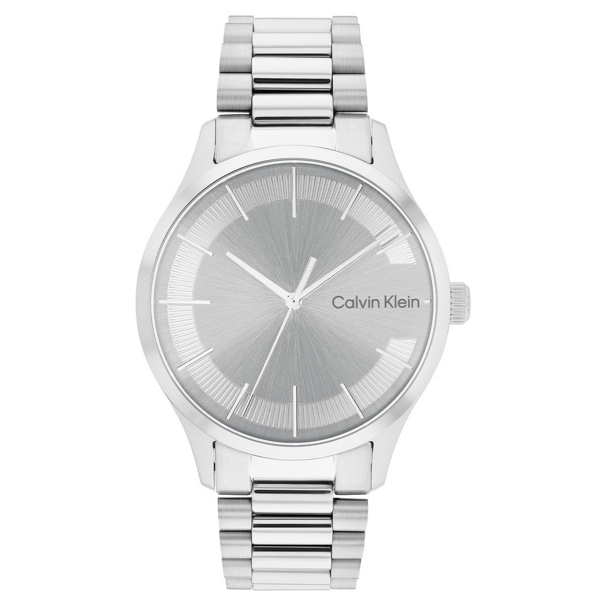 Calvin Klein Iconic Bracelet Herenhorloge CK25200036 Zilverkleurig 40 mm