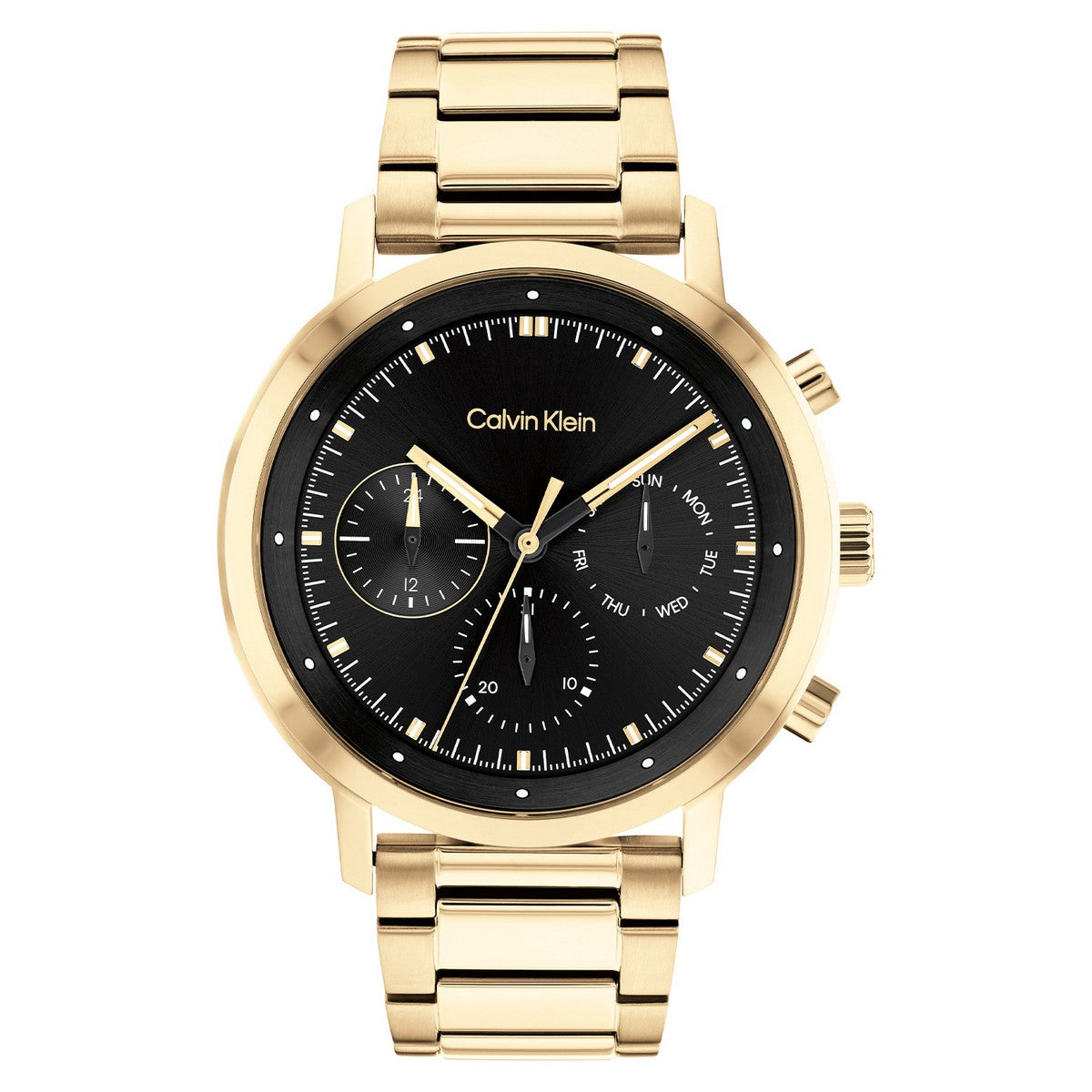 Calvin Klein Gauge Herenhorloge CK25200065 Goudkleurig 44 mm