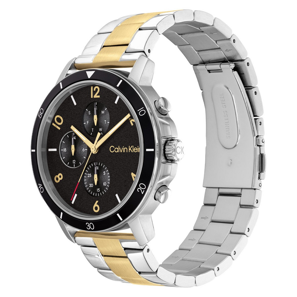 Calvin Klein Gauge Sport Herenhorloge CK25200070 Zilverkleurig 46 mm