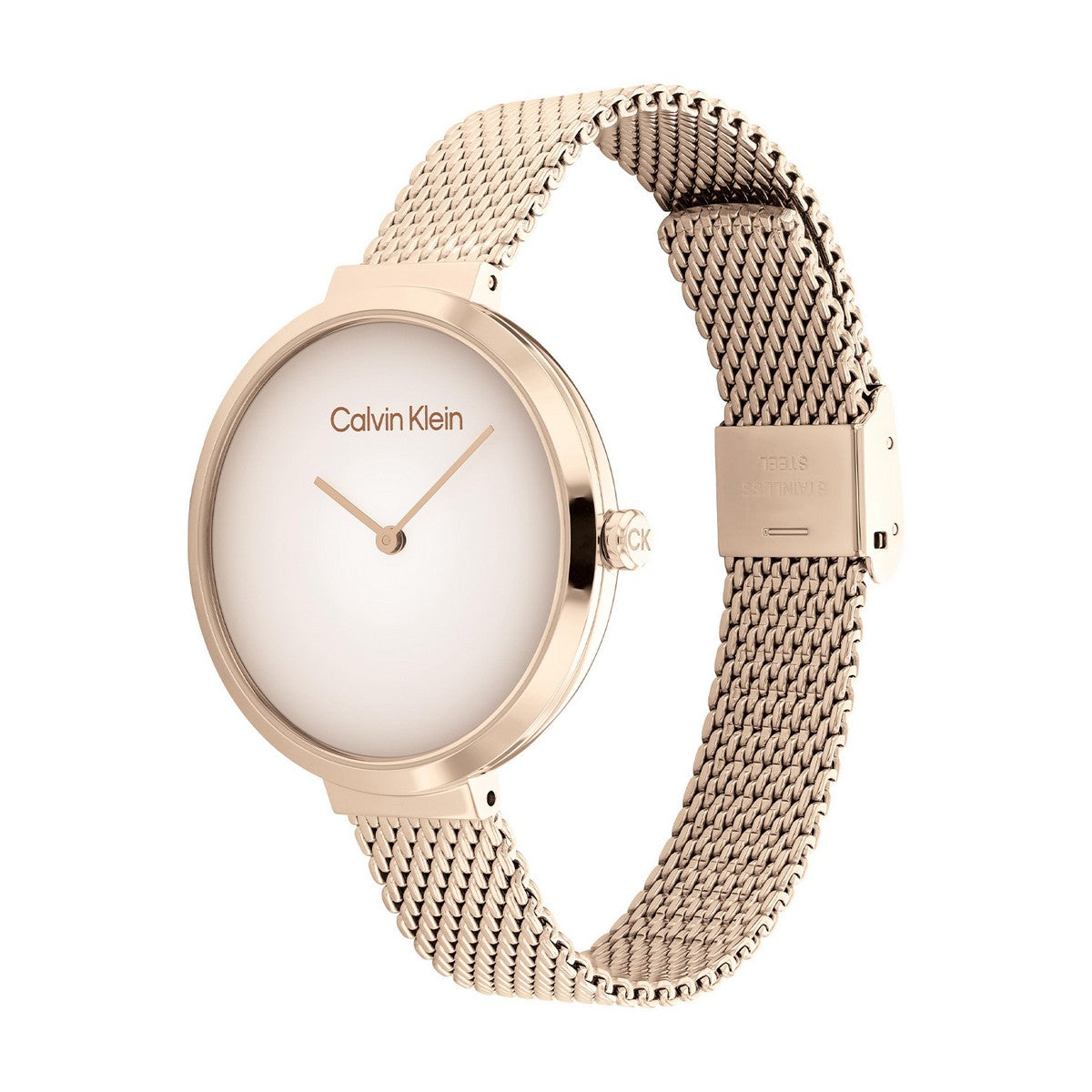 Calvin Klein Minimalistic T-bar Dameshorloge CK25200080 Rosékleurig 36 mm