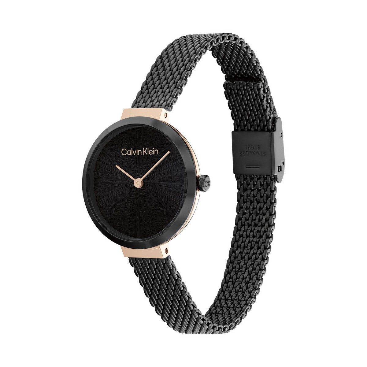 Calvin Klein Minimalistic T-bar Dameshorloge CK25200084 Zwart 28 mm