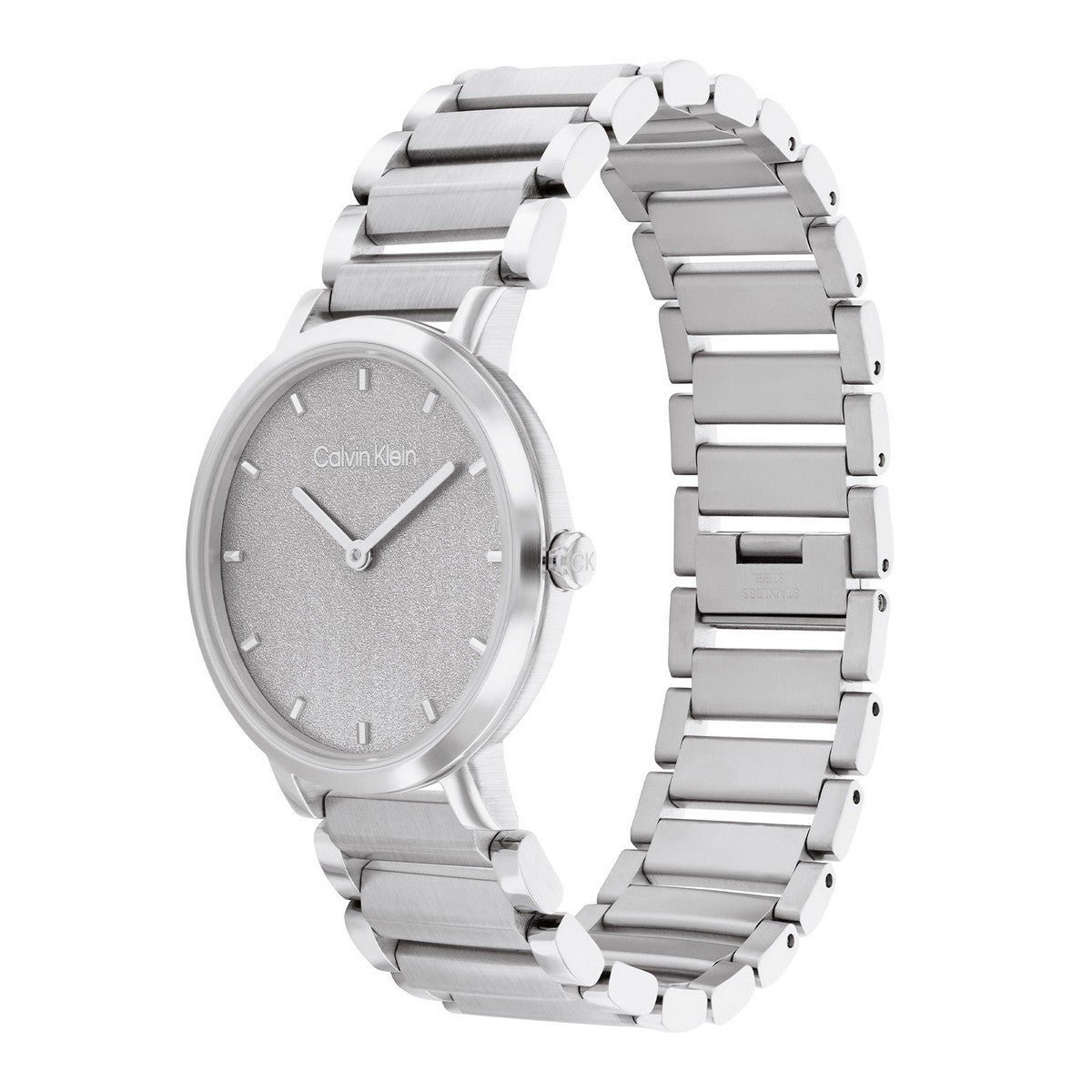 Calvin Klein Open Link Dameshorloge CK25200085 Zilverkleurig 34 mm