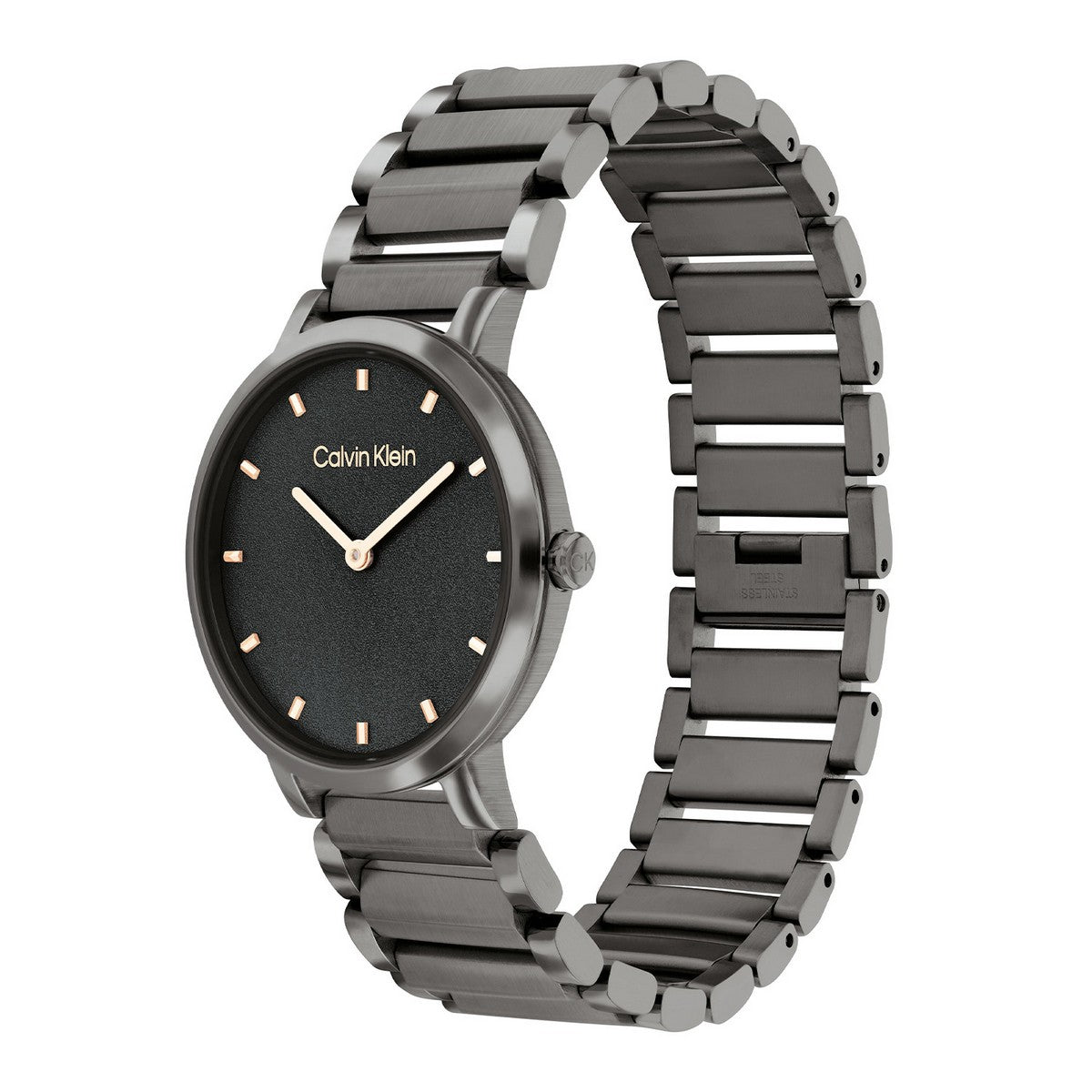 Calvin Klein Open Link Dameshorloge CK25200088 Zwart 34 mm