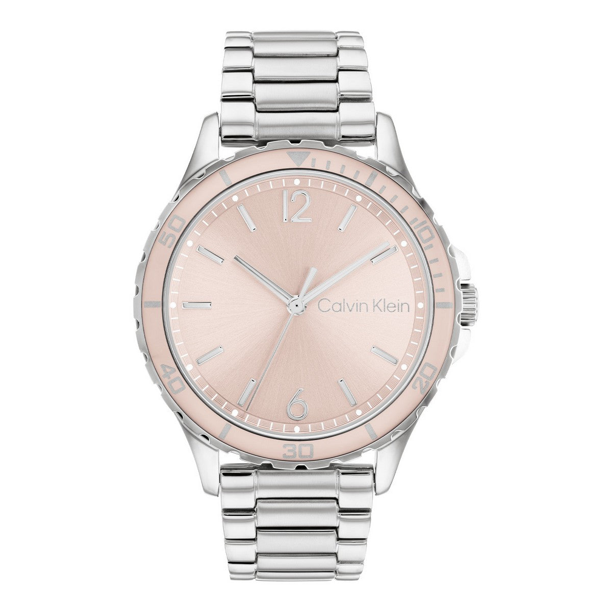 Calvin Klein Lively Dameshorloge CK25200096 Zilverkleurig 38 mm