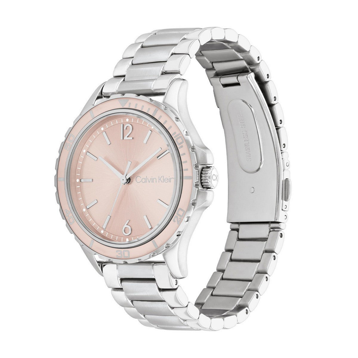 Calvin Klein Lively Dameshorloge CK25200096 Zilverkleurig 38 mm