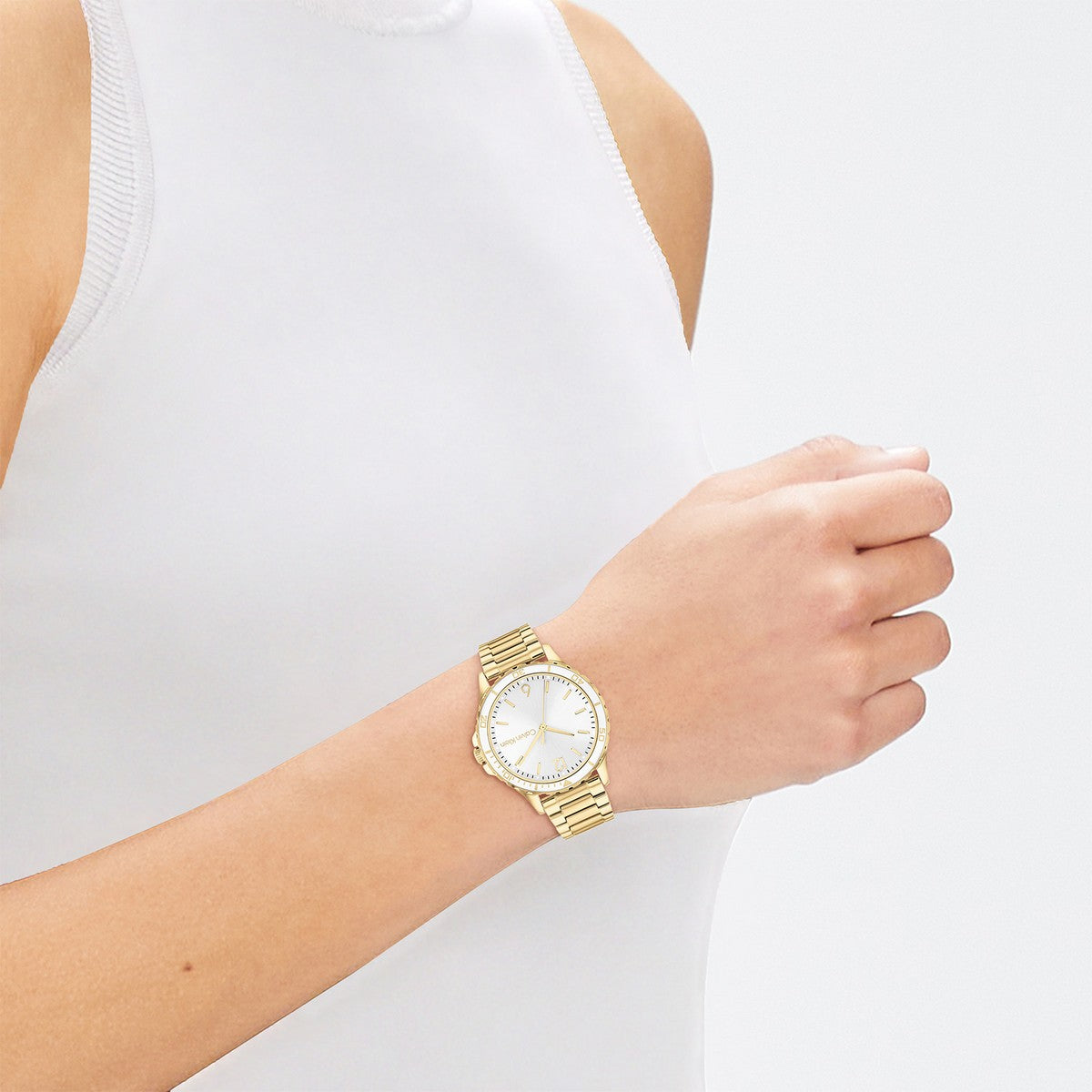 Calvin Klein Dameshorloge CK25200099 Goudkleurig 38 mm