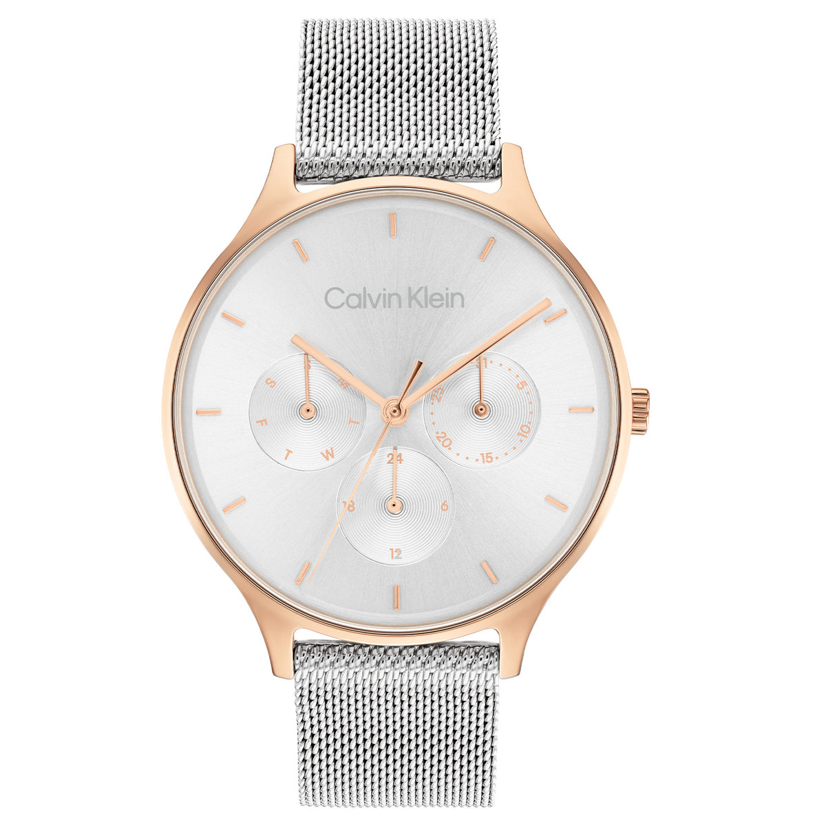Calvin Klein Dames Horloge CK25200106 38 mm Rosékleurig
