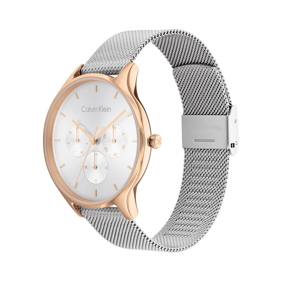 Calvin Klein Timeless Dameshorloge CK25200106 Rosékleurig 38 mm