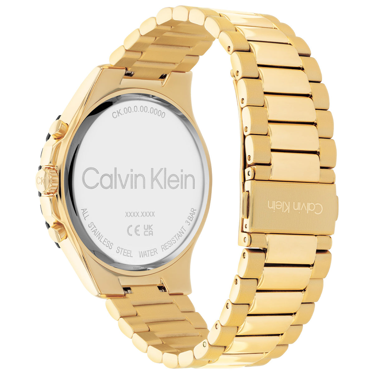 Calvin Klein Heren Horloge CK25200116 44 mm Goudkleurig