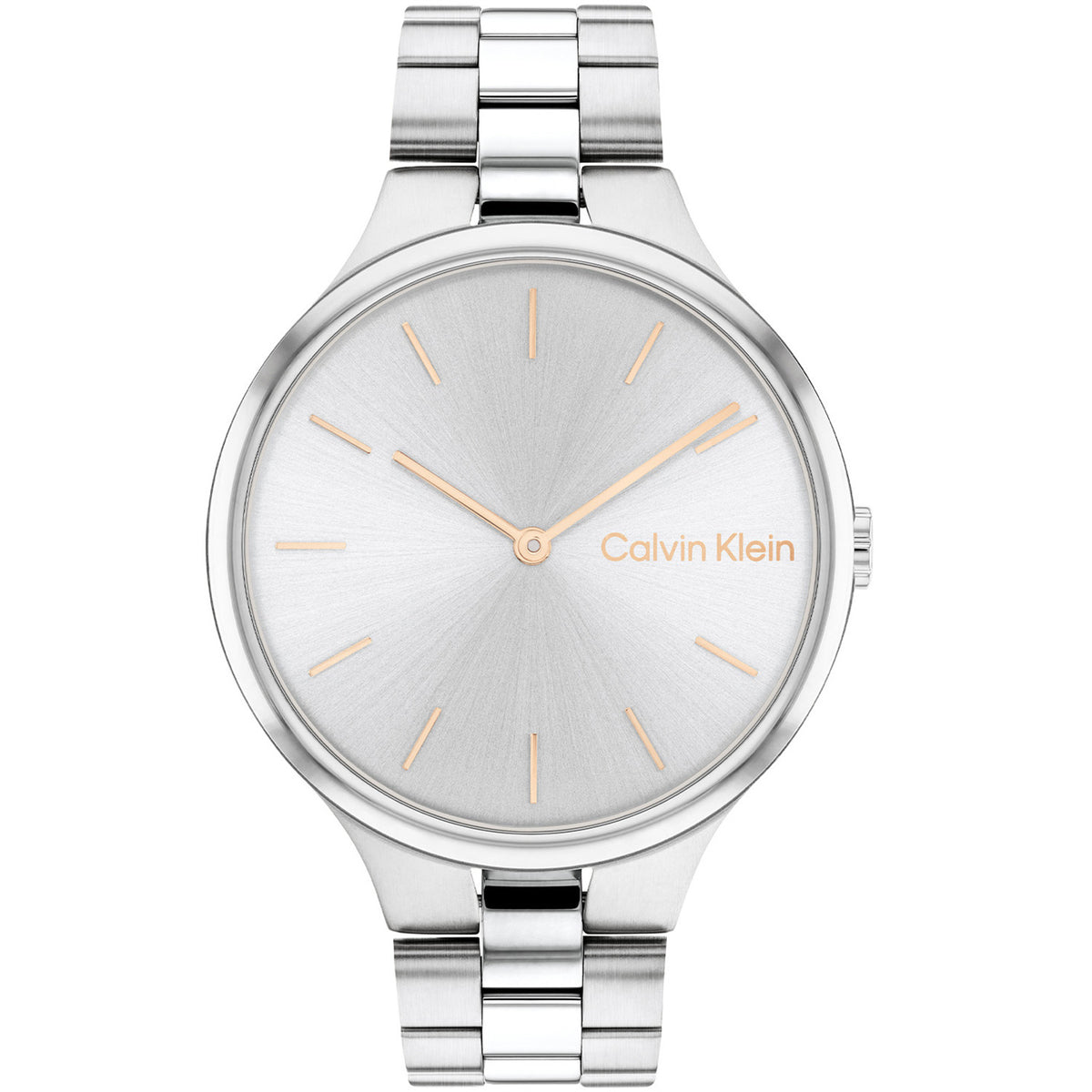 Calvin Klein Dames Horloge CK25200128 38 mm Zilverkleurig
