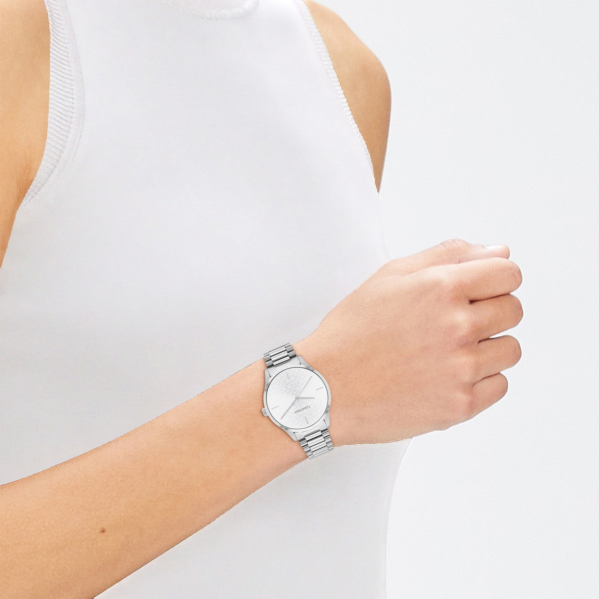 Calvin Klein Dameshorloge CK25200168 Zilverkleurig 35 mm