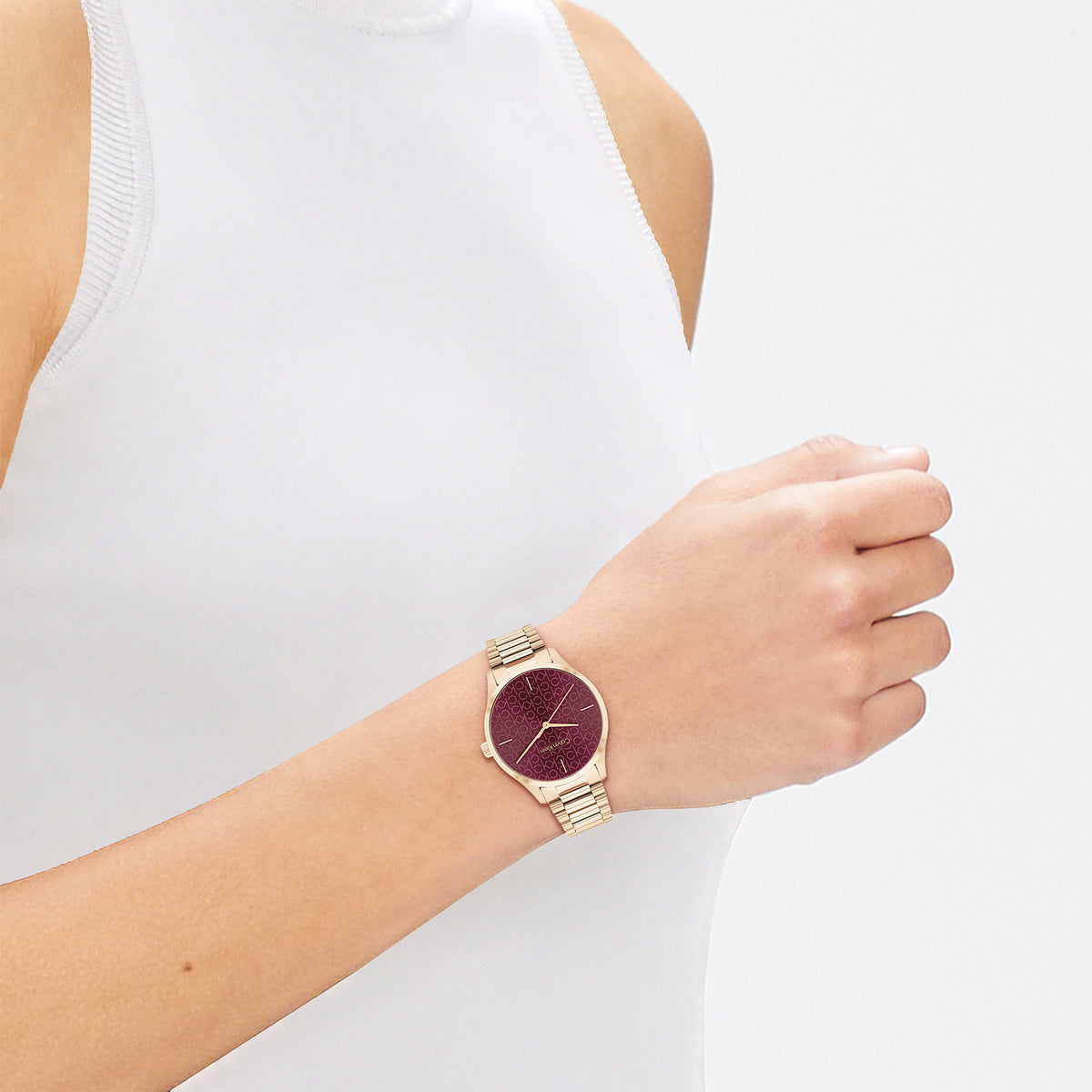 Calvin Klein Dames Horloge CK25200169 35 mm Rosékleurig