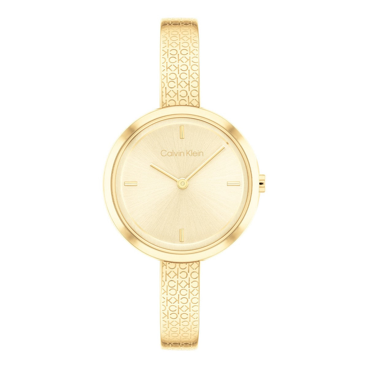 Calvin Klein Beam Dameshorloge CK25200182 Goudkleurig 30 mm