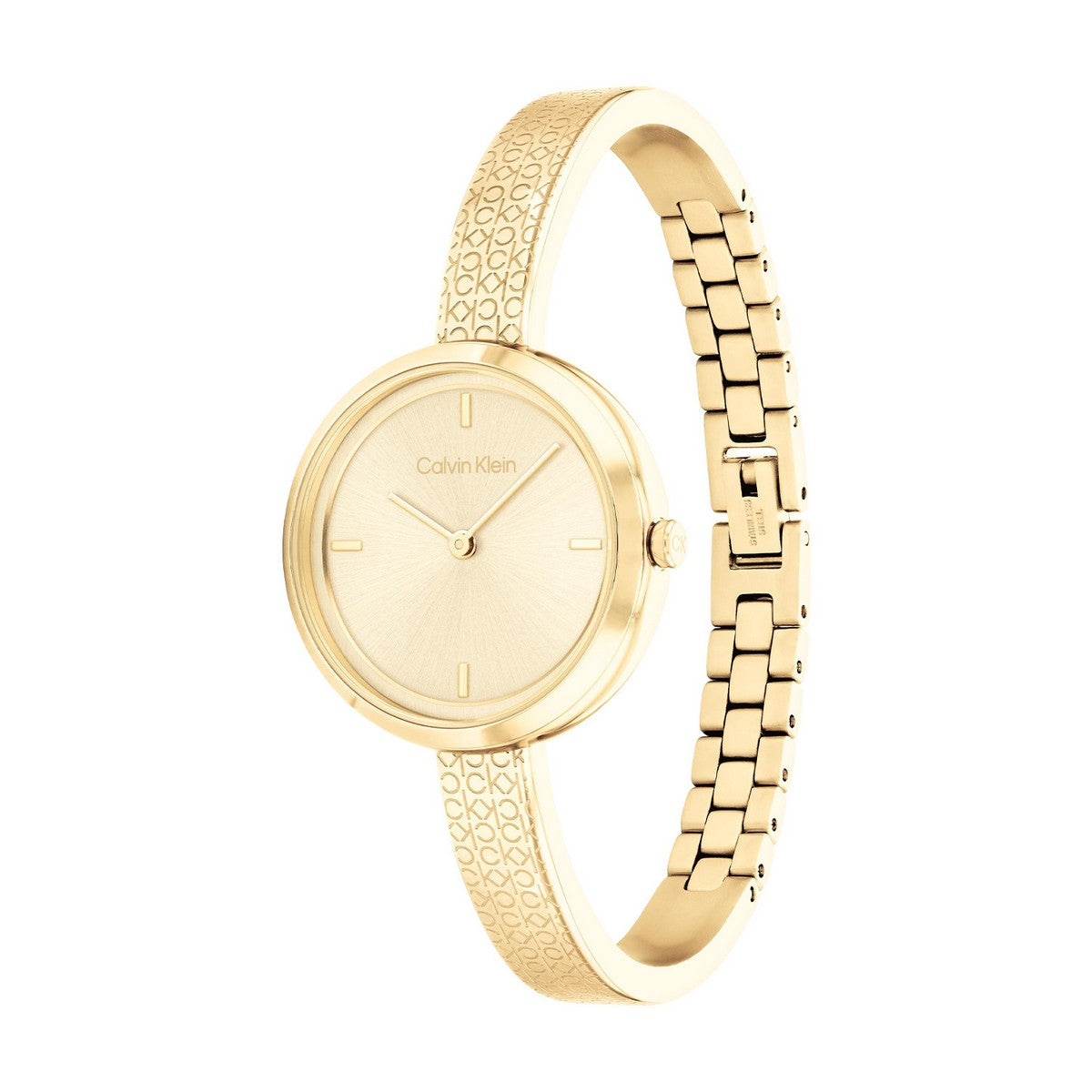 Calvin Klein Beam Dameshorloge CK25200182 Goudkleurig 30 mm
