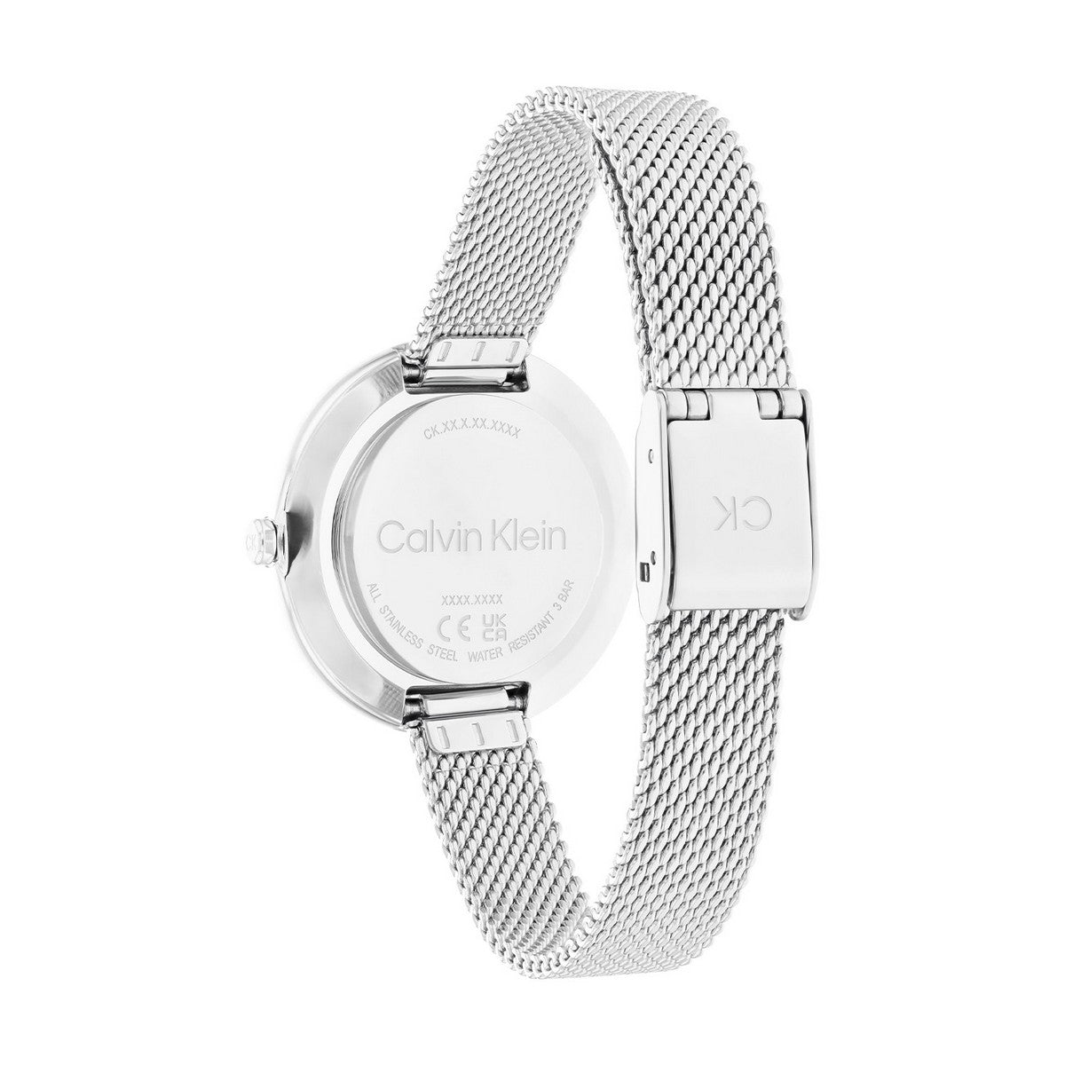 Calvin Klein Beam Dameshorloge CK25200184 Zilverkleurig 30 mm