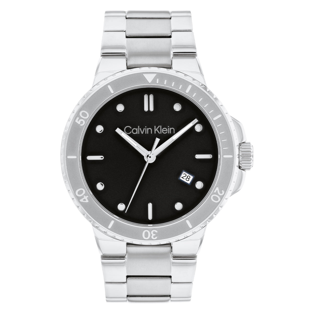 Calvin Klein Heren Horloge CK25200203 44 mm Zilverkleurig