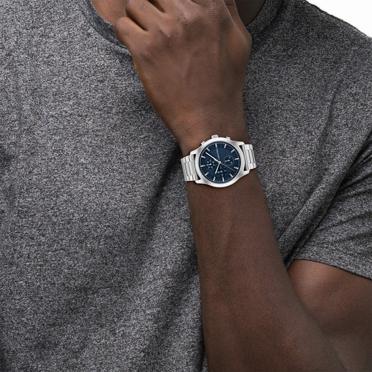 Calvin Klein Herenhorloge CK25200208 Zilverkleurig 44 mm