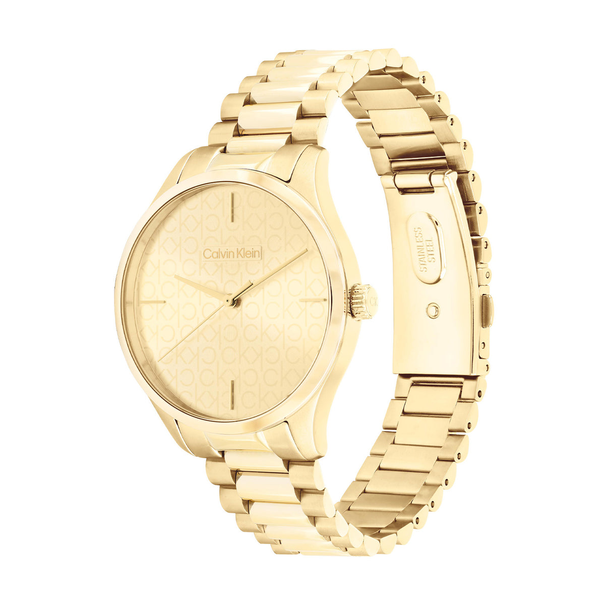 Calvin Klein Dames Horloge CK25200221 35 mm Goudkleurig