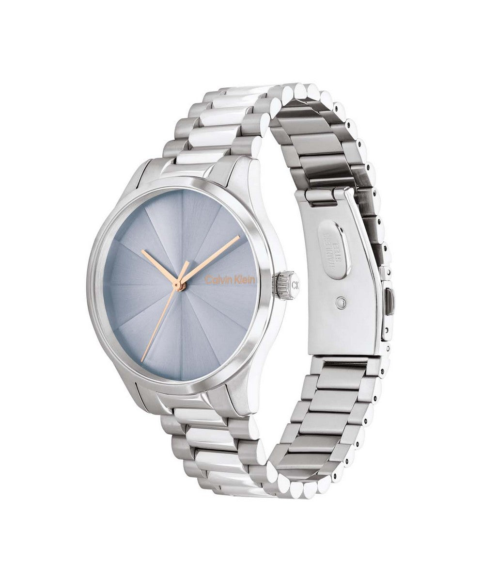 Calvin Klein Burst Dameshorloge CK25200230 Zilverkleurig 35 mm
