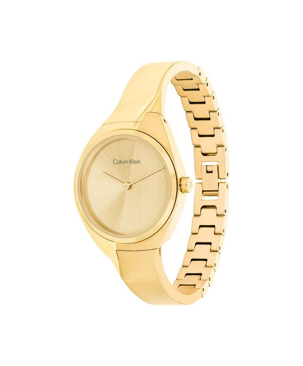 Calvin Klein Charming Dameshorloge CK25200235 Goudkleurig 30 mm