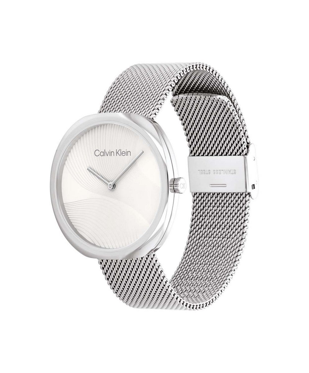 Calvin Klein Sculpt Dameshorloge CK25200245 Zilverkleurig 37 mm