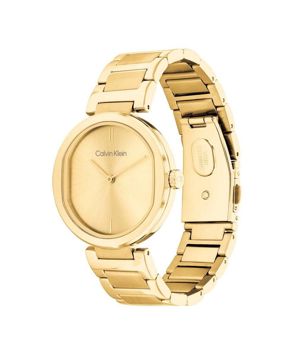 Calvin Klein Sensation Dameshorloge CK25200252 Goudkleurig 36 mm